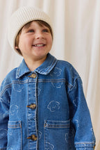 Bonnet en Coton Tricoté Uni Caramel Doux avec Bord Replié Coupe Confortable pour Bébés et Tout-petits