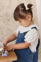 Barrettes en polyester unies couleur maïs neutre avec nœud, lot de deux, pour filles 3 ans et plus