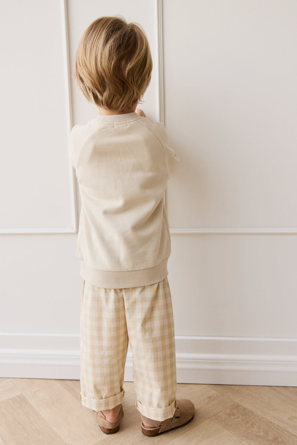 Sweat-shirt en coton biologique imprimé lapin et jardin, doux comme l'avoine, avec boutons-pression aux épaules, pour enfants de 6 mois à 8 ans