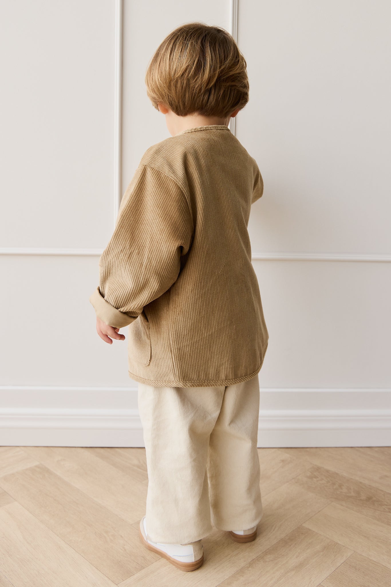 Veste en coton chaud de coupe structurée Hay Solid pour enfants de 6 mois à 8 ans – Chaleur pour les jeux en extérieur