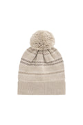 Bonnet classique en maille rayée, 100 % coton, confortable et respirant pour bébés et enfants