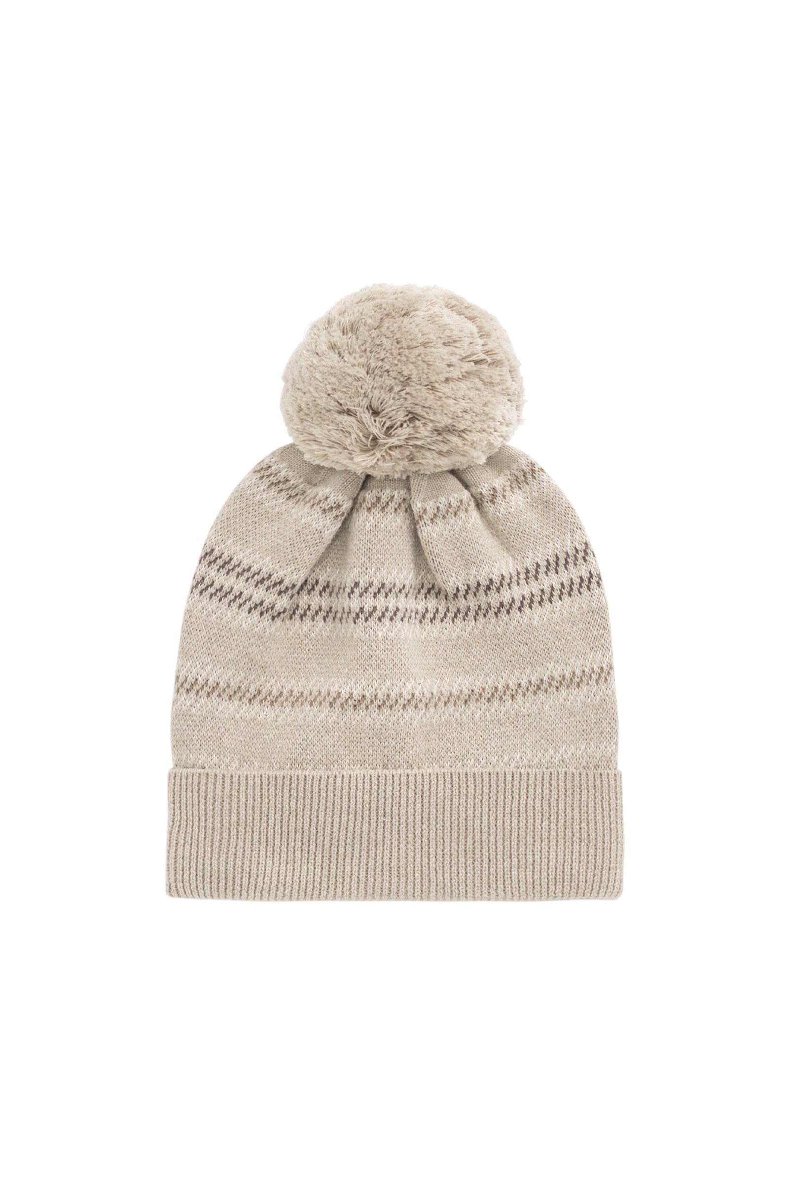 Bonnet classique en maille rayée, 100 % coton, confortable et respirant pour bébés et enfants