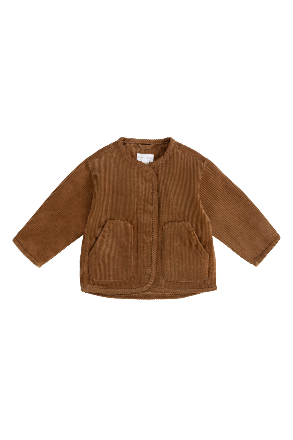 Veste en Coton Uni et Neutre avec Coupe Structurée, Chaleur pour les Jeux en Extérieur des Enfants de 6 Mois à 10 Ans