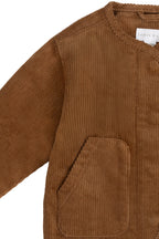 Veste en Coton Uni et Neutre avec Coupe Structurée, Chaleur pour les Jeux en Extérieur des Enfants de 6 Mois à 10 Ans