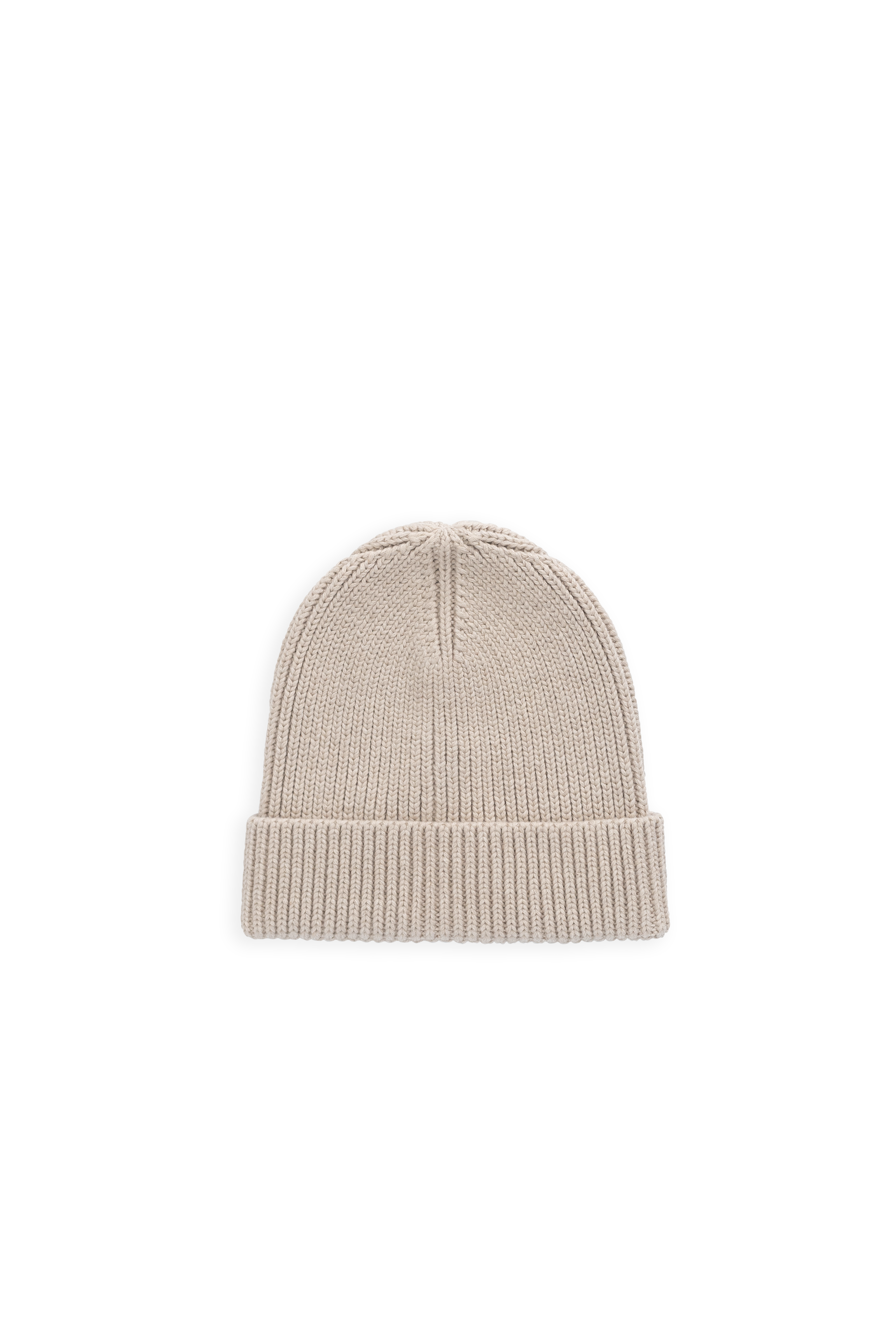 Bonnet tricoté uni en coton doux et respirant avec revers pour bébés et tout-petits