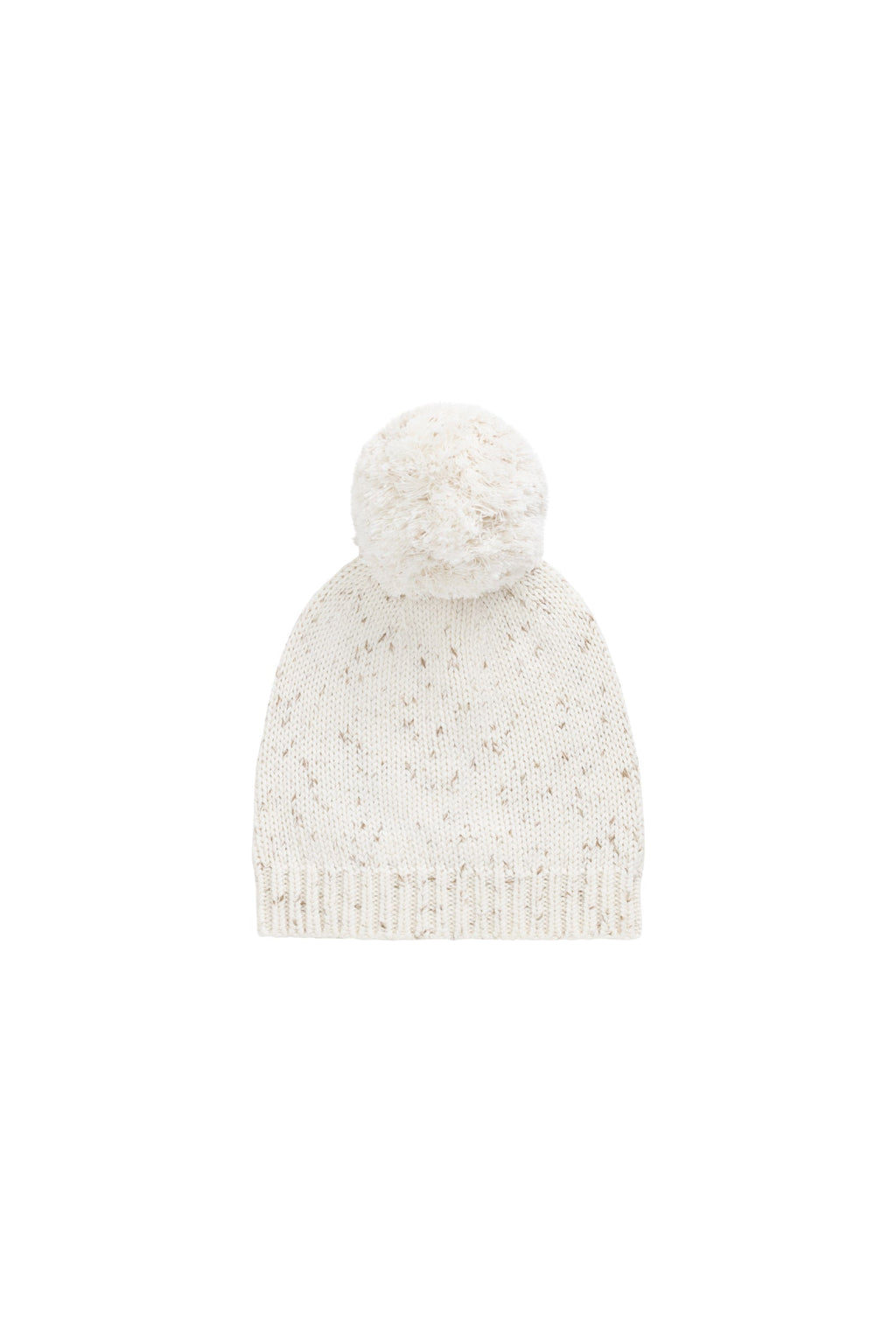 Bonnet en coton tricoté avec revers, flocons d'avoine et paille, respirant et chaud pour bébés et tout-petits