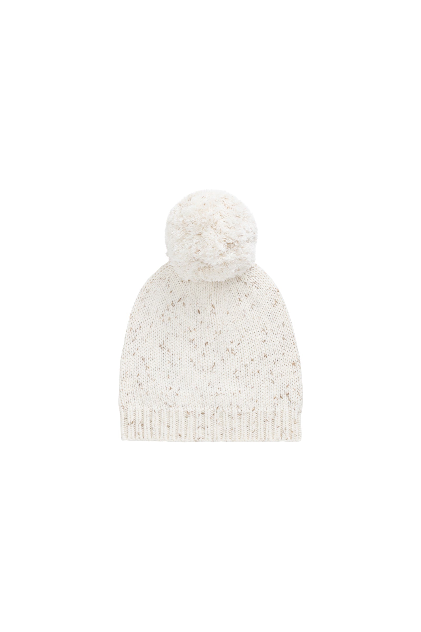Bonnet en coton tricoté avec revers, flocons d'avoine et paille, respirant et chaud pour bébés et tout-petits