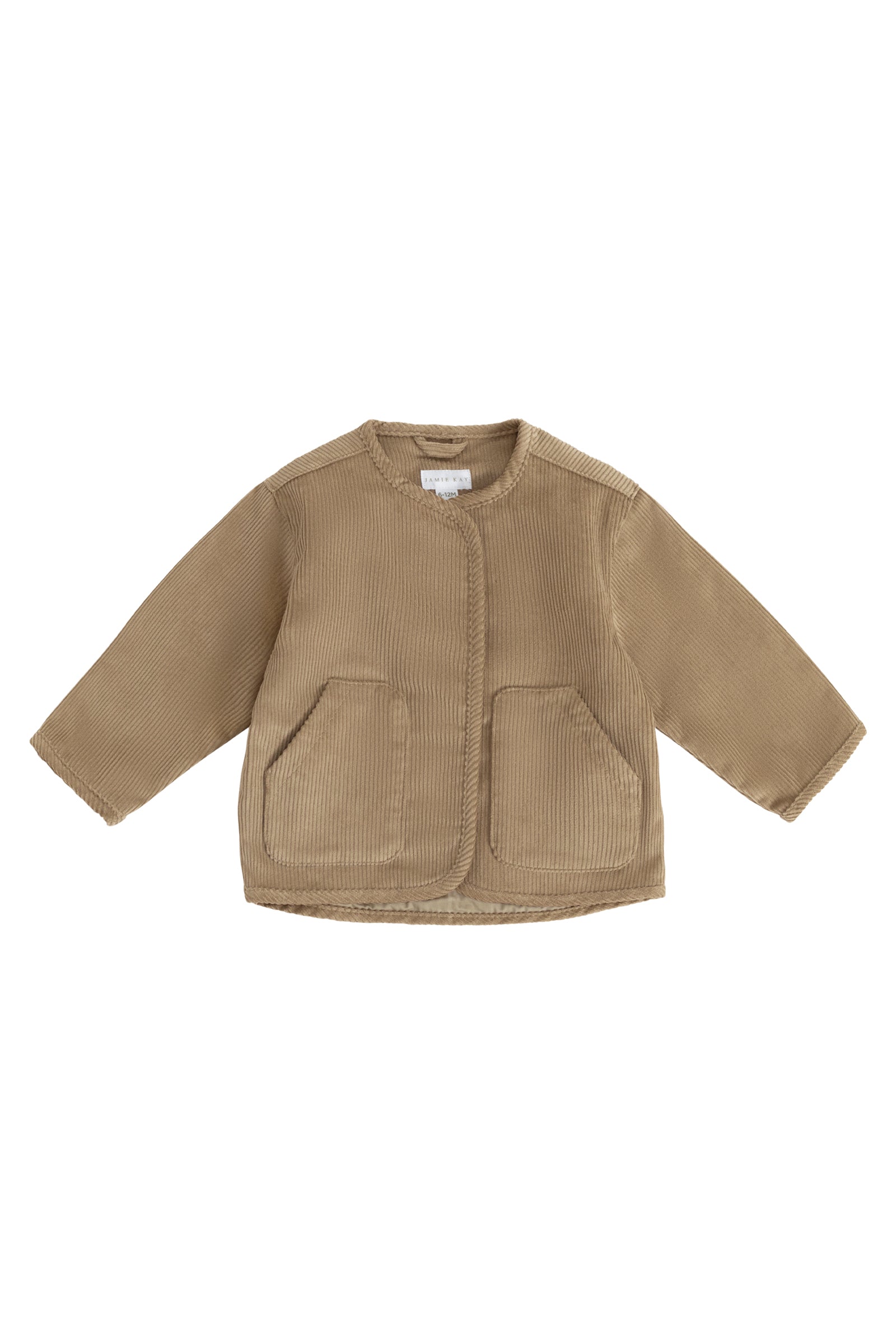 Veste en coton chaud de coupe structurée Hay Solid pour enfants de 6 mois à 8 ans – Chaleur pour les jeux en extérieur