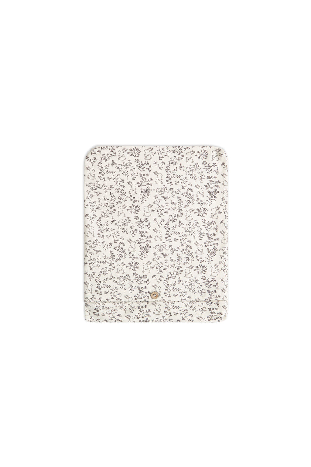 Drap-housse en coton bio avec imprimé Lapin de Rêve pour bébé, doux, respirant et extensible