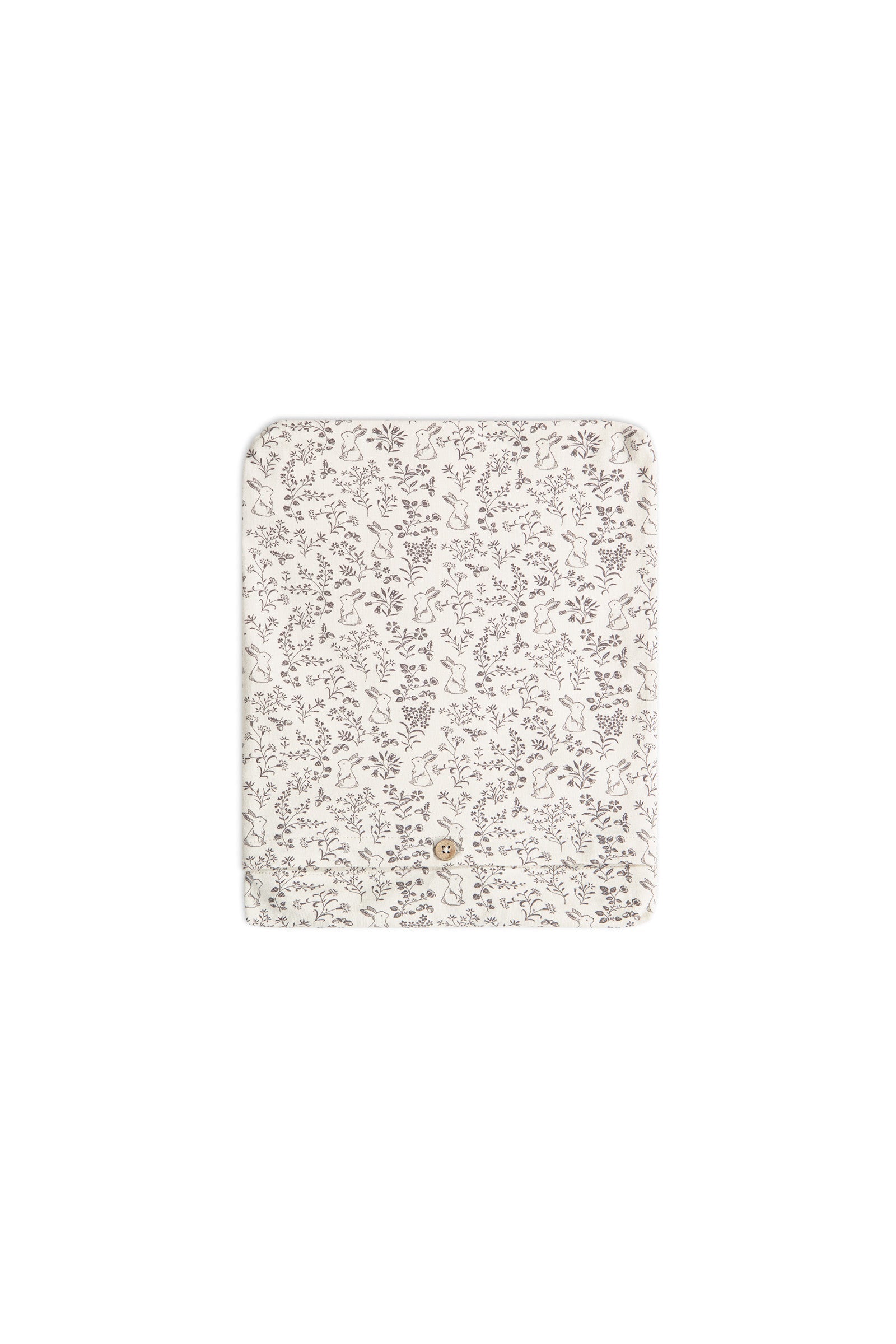 Drap-housse en coton bio avec imprimé Lapin de Rêve pour bébé, doux, respirant et extensible